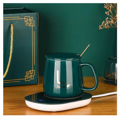 Taza de Cerámica Térmica con Calentador USB