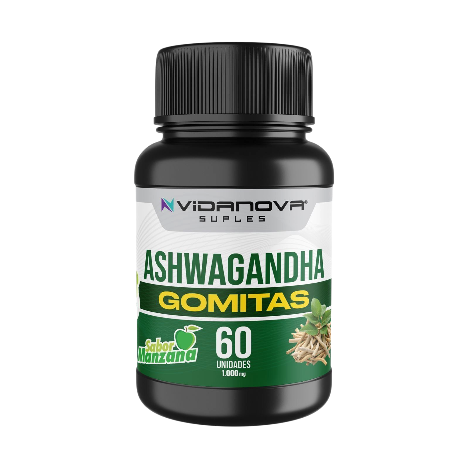 Gomitas de Ashwagandha  + Magnesio 1000 mg